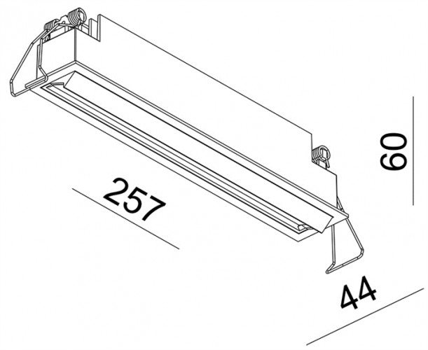 Встраиваемый светодиодный светильник Deko-Light Ceti 563007