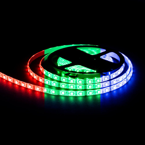 Светодиодная лента OGM 14,4W/m 60LED/m 5050SMD разноцветный (RGB) 5M LSE-276