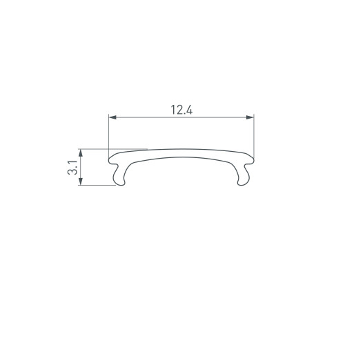 Рассеиватель Arlight ALM-W13-2020 Frost 026748(1)