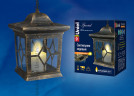 Подвесной светильник на солнечных батареях Uniel USL-S-180/PT220 Bronze lantern 10227