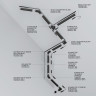 Шинопровод встраиваемый магнитный Maytoni Technical Exility TRX034-423W