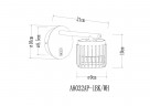 Бра Arte Lamp Atria A8032AP-1WH