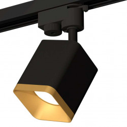 Комплект трекового светильника Ambrella light Track System XT7813003 SBK/SGD черный песок/золото песок (A2521, C7813, N7704)