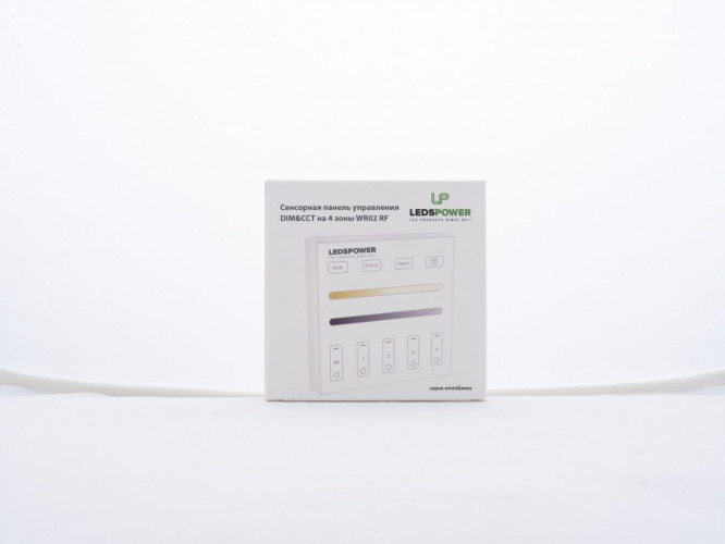 Сенсорная панель управления LEDS POWER DIM&CCT на 4 зоны WR02 RF 006482