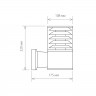 Уличный настенный светильник Elektrostandard 1408 Techno a032622