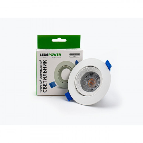 Точечный встраиваемый светильник LEDS POWER R01 серия GLOW 007878