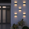 Уличный настенный светодиодный светильник Elektrostandard 1551 Techno LED Twinky Trio a038417