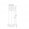 Уличный светильник Arte Lamp Heather A4416PA-1BK
