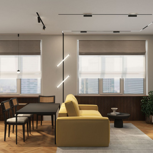 Трековый светодиодный светильник Denkirs Smart Linear DK8014-BK
