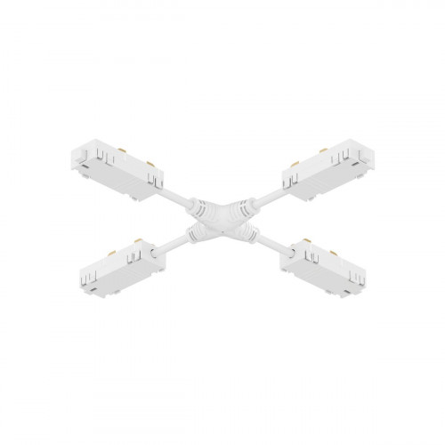 Коннектор X-образный гибкий Denkirs Smart Hide TR2116-WH