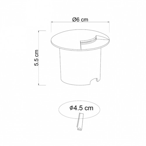 Ландшафтный светодиодный светильник Arte Lamp Piazza A3221IN-1BK