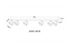 Спот Arte Lamp Amaks A8028PL-6BK