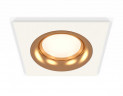 Комплект встраиваемого светильника Ambrella light Techno Spot XC7631005 SWH/PYG белый песок/золото желтое полированное (C7631, N7014)