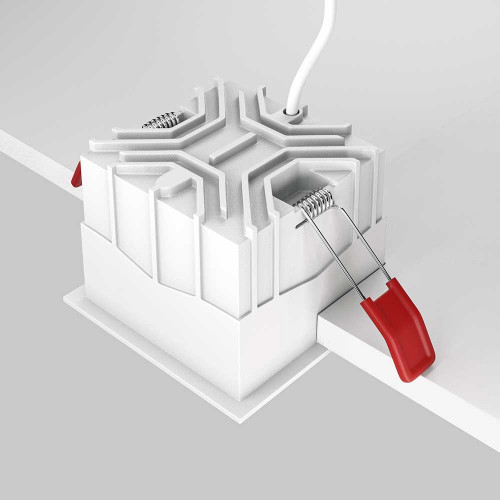 Встраиваемый светильник Maytoni Alfa LED DL043-01-15W3K-D-SQ-WB