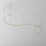 Шинопровод круглый из полукругов 1800мм Maytoni Technical FLARITY Busbar trunkings Flarity TRX154-2SR-D1800-BS