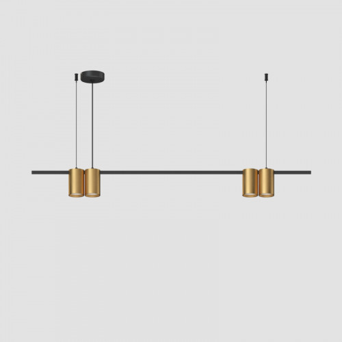 Подвесная люстра Denkirs Orbit DK4061-BK+SG