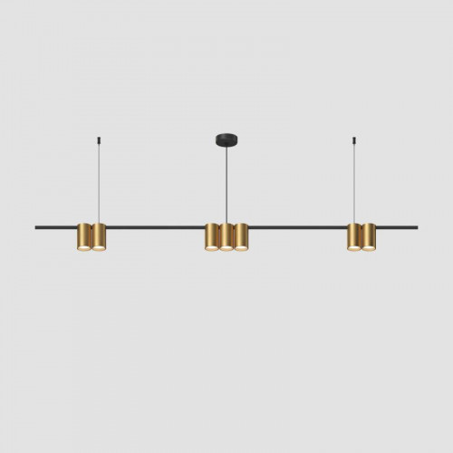 Подвесная люстра Denkirs Orbit DK4063-BK+SG