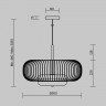 Подвесной светодиодный светильник Maytoni Levitation MOD376PL-L30G3K