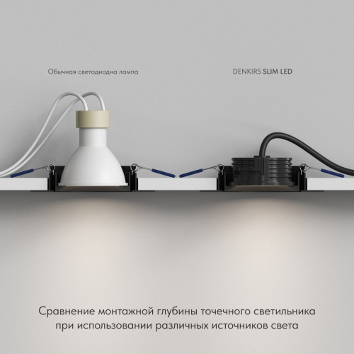 Светодиодный модуль Denkirs Slim Led DK4000-7W-BK
