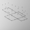 Радиусный коннектор для шинопровода Flarity черный Maytoni Technical FLARITY Accessories for tracks Flarity TRX154-RC80-B