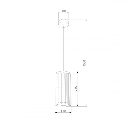 Уличный подвесной светильник Elektrostandard Entero (35189/H) 3000K черный a072081