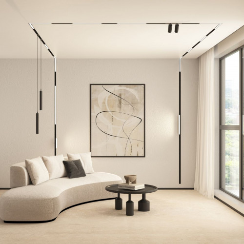 Трековый светодиодный светильник Denkirs Smart Linear DK8018-BK