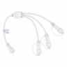 Провод-разветвитель для гирлянд Uniel UCX-F90 S3/0.4M/WH UL-00013234