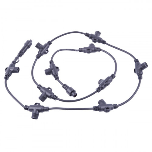 Провод-шина для гирлянд Uniel UCX-F90 T10/2M/BK UL-00013219