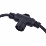Провод-шина для гирлянд Uniel UCX-F90 T20/2M/BK UL-00013217