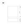 Потолочный светодиодный светильник Arlight IM-Quadro-Emergency-3H-S600x600-64W Warm3000 041046